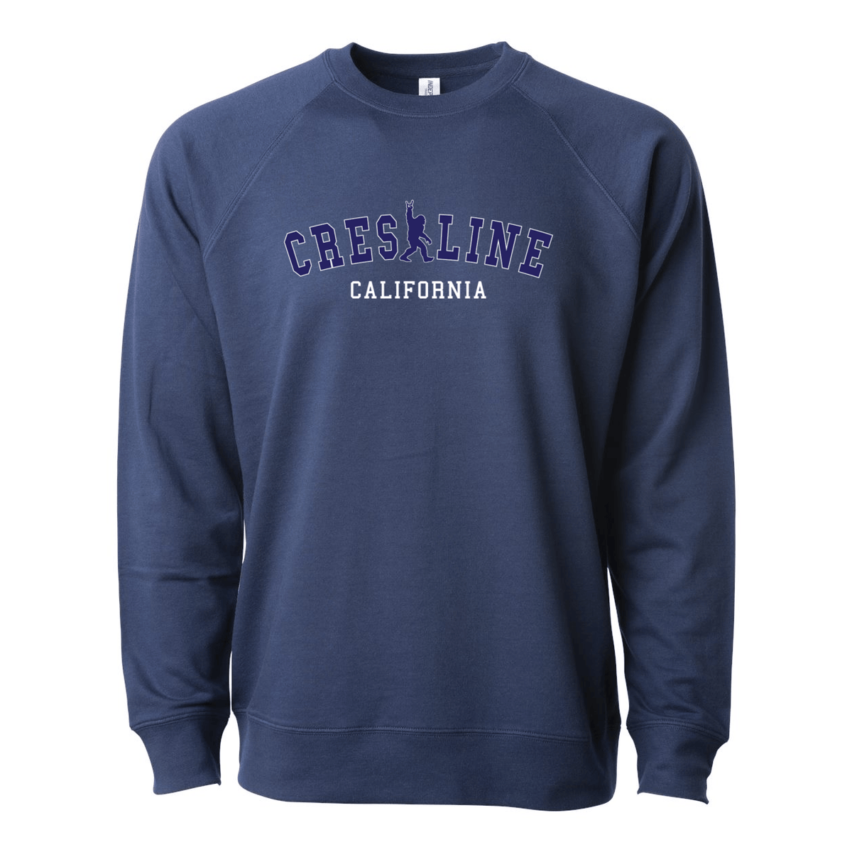 Grey college online crewneck