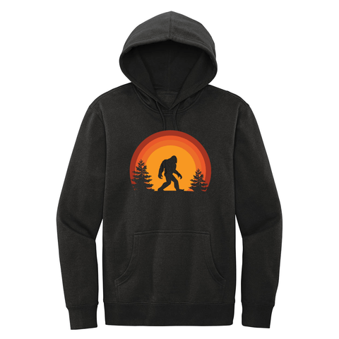 Sasquatch at Sunset - Hooded Sweatshirt (extended sizes) - Wears The MountainSweaters/HoodiesPrint Melon Inc.