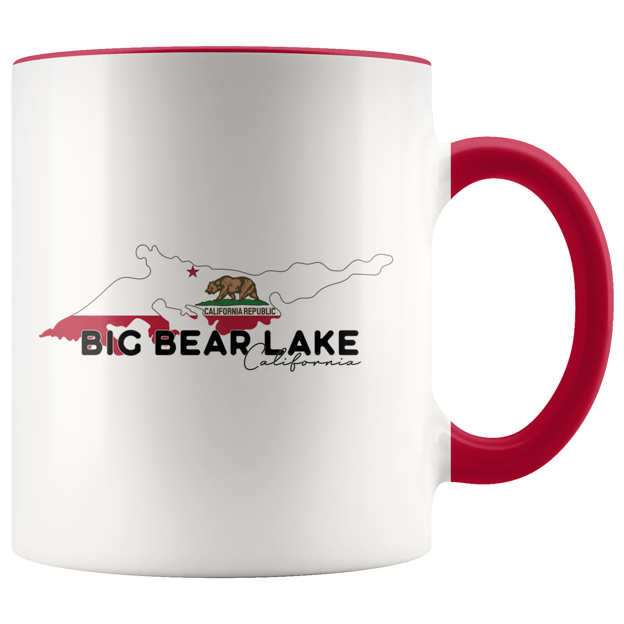 Big Bear Lake Mountains - Insulated Stainless Steel Water Bottle