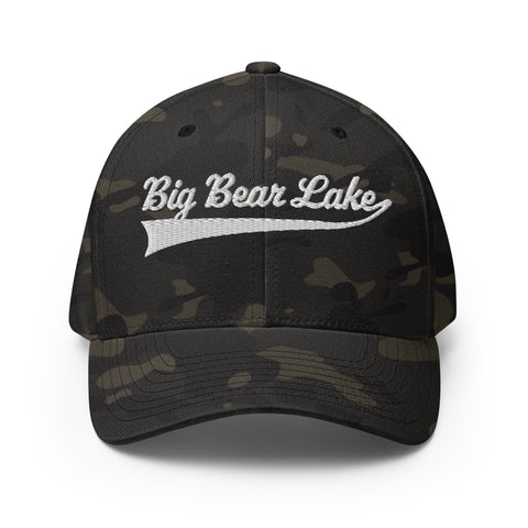 Big Bear Lake Team Spirit - FlexFit Hat - Wears The MountainWears The Mountain