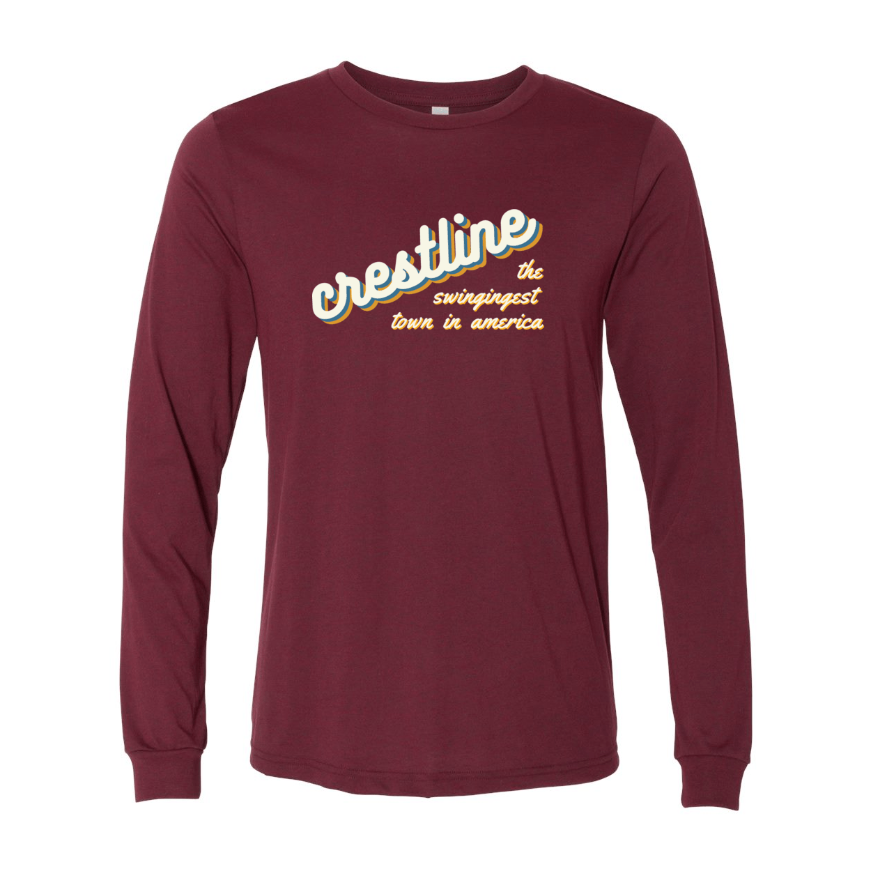 Crestline The Swingingest Town Long Sleeve Jersey T Wears The Mountain