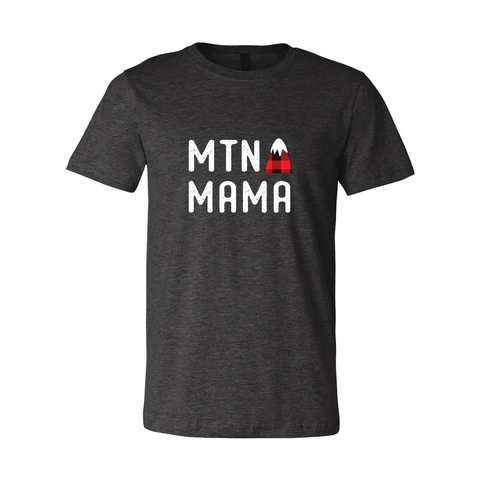 Mtn Mama: Flannel Mtn - Unisex Jersey T - Wears The Mountain