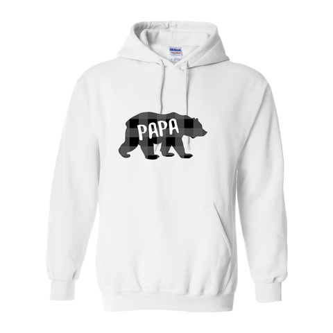 Papa Bear - Hooded Sweatshirt - Wears The Mountain