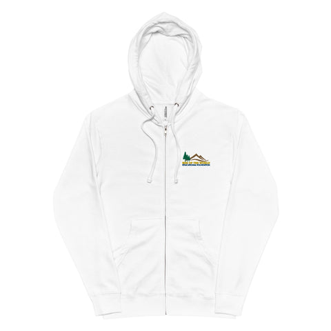 Rim Ed Foundation - Embroidered Fleece Zip-up Hoodie - Wears The MountainWears The Mountain