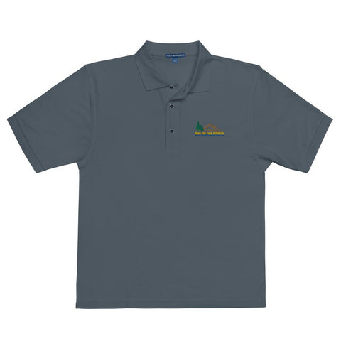 Rim Ed Foundation - Embroidered Men's Sport-Wick Polo - Wears The MountainWears The Mountain