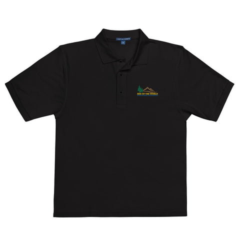 Rim Ed Foundation - Embroidered Men's Sport-Wick Polo - Wears The MountainWears The Mountain