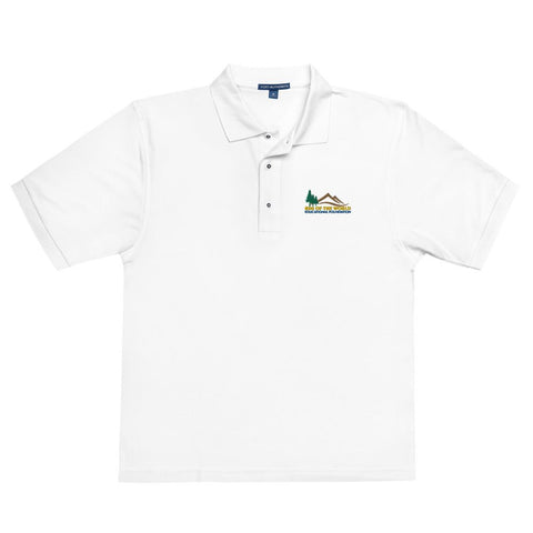 Rim Ed Foundation - Embroidered Men's Sport-Wick Polo - Wears The MountainWears The Mountain