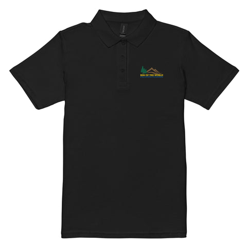 Rim Ed Foundation - Embroidered Women's Pique Polo - Wears The MountainWears The Mountain